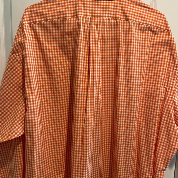 Ralph Lauren XL shirt, orange check - Picture 2 of 4